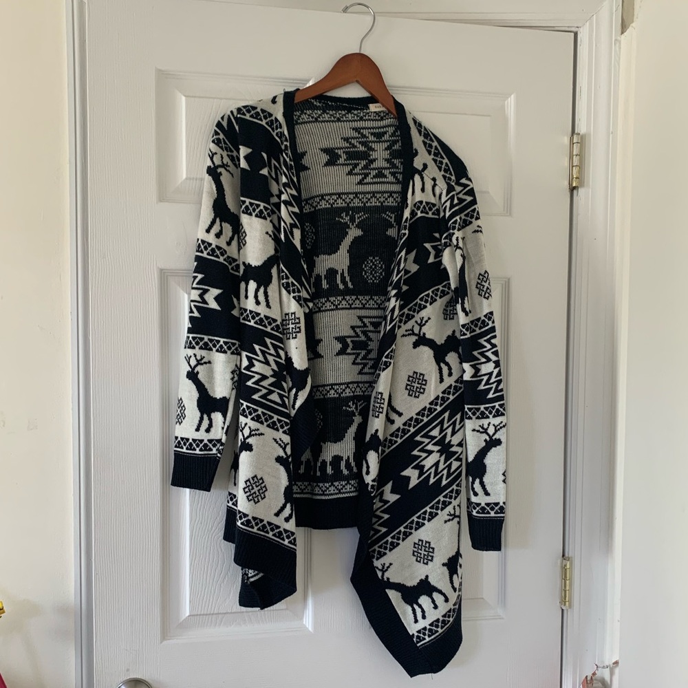 Black and White Cardigan